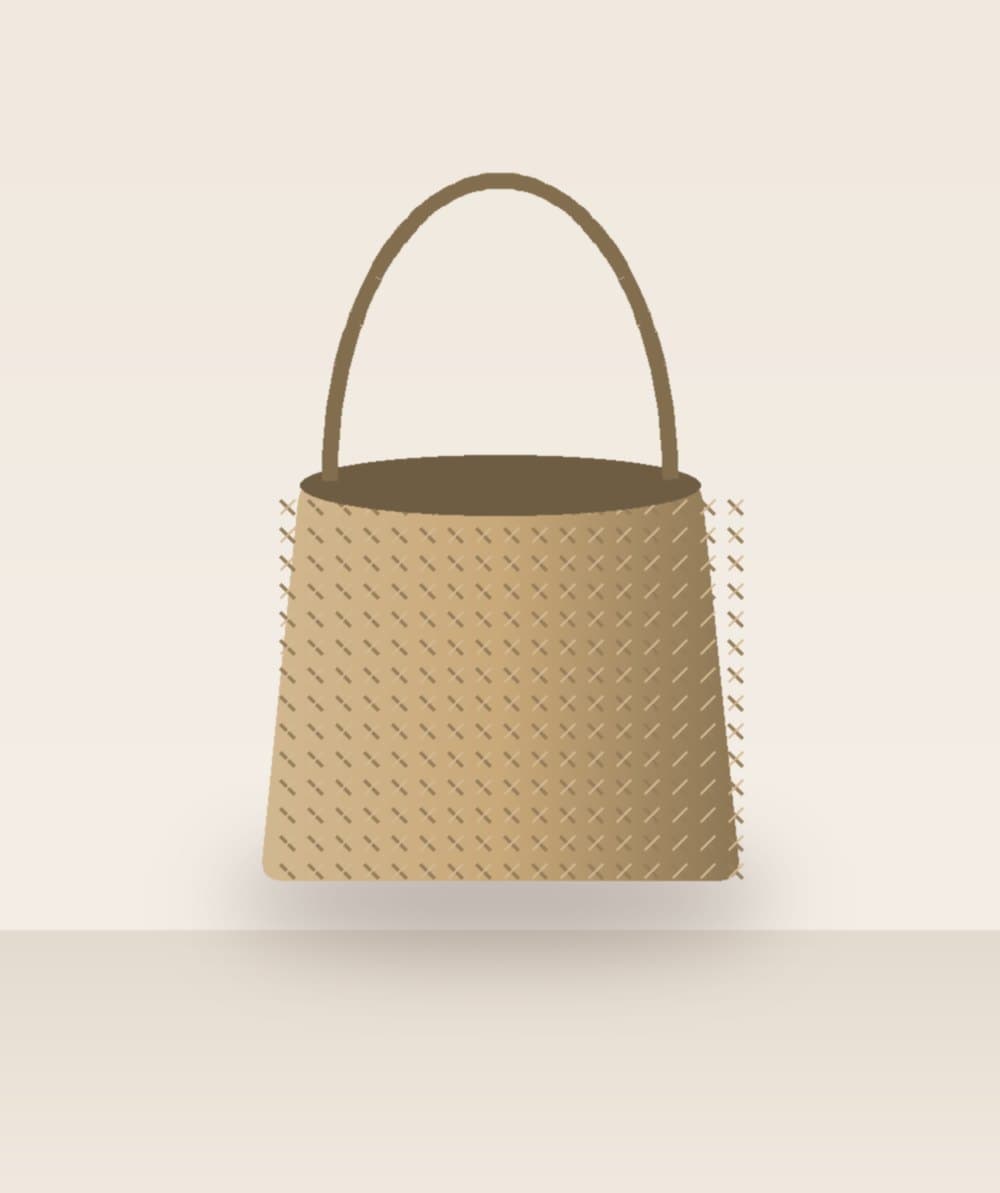 Woven Bucket Bag